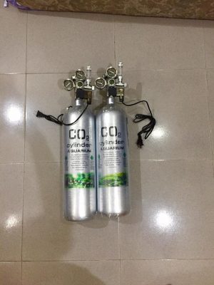 Bộ bình CO2 cho bể thủy sinh + van điện mufan japan